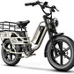 1500W Electric Bike for Adults,48V 20/60Ah Removable Battery Max Range 80Miles & 30MPH Electric Bicycle,20''×4" Fat Tire Ebike,Adult Electric Bicycles for Commute Beach Snow,E-Bike UL Certified