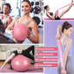 Pilates Kit for Home Workouts Women, Pilates Equipment with Pelvic Floor Exercise Devices, Figure 8 Resistance Band,Booty Bands, Large Yoga Ball for Pregnancy, Kegel Exercise, Physical Therapy
