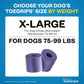 Dr Buzby's XLarge ToeGrips for Dogs - Instant Traction on Wood/Hardwood Floors - Anti Slip Relief - Grippers for Senior Dogs - Stop Sliding Instantly - Rubber Nails for Paws - 1 Pack (20 Grips)