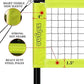 Volleyball Net Outdoor - Portable Volleyball Set for Backyard with Professional Volleyball Net, Wrap Yarn Volleyball and Pump, Boundary Line, Carry Bag