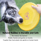 Dog Flying Disc, 3 Pcs Competition Dog Flyer Toy, Soft Indestructible Rubber Lightweight Flying Discs Toy for Dogs - Floats On Water, Gentle On Teeth and Gums