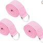 PATIKIL Yoga Strap for Stretching Cotton Yoga Belt with Adjustable Metal D-Ring Buckle Stretch Band for Fitness Pilates