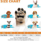 KOOLTAIL Dog Socks for Hot Pavement, Summer Breathable Dog Socks to Prevent Licking Paws, Non Slip Pet Boots&Paw Protectors for Hardwood Floor,Grippy Shoes for Small Medium Large Senior Dogs,Orange S