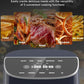 Nuwave Brio Plus 8 Qt Air Fryer, PFAS Free, New & Improved, Digital Touch Screen, Cool White Display, 50°F~400°F in Precise 5°, 5 Cook Functions, 100 Presets & 50 Memory, 3 Wattages 700, 1500, 1800
