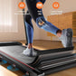 Walking Pad Treadmill with Incline, 2 in 1 Foldable Treadmills for Home Small Office, 300lbs Portable Compact Under Desk Treadmill with App, Remote Control and LED Display