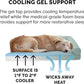 Furhaven Cooling Gel Dog Bed for Large Dogs w/ Removable Bolsters & Washable Cover, For Dogs Up to 95 lbs - Pinsonic Quilted Paw L Shaped Chaise - Iceberg Green, Jumbo/XL