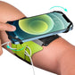 VUP Running Armband 360°Rotatable for iPhone 13/Pro Max/Pro/Mini/12/11/SE/Xs/XR/X/8/7/Plus, Fits All 4-6.7 Inch Smartphones, with Key Holder Phone Armband for Running Hiking Biking (Green)