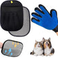 Pet Hair Removal Glove, Cats Dogs Grooming Gloves Pet Hair Removal Tool, 2025 Upgrade Reusable Pet Hair Remover Glove（1 Pet Grooming Glove & 1 Cleaning Glove）