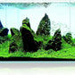 2.5 Gallon Rimless Aquarium Tank, Ultra Clear Low Iron Nano Fish Tank for Betta Shrimp, L11.8×W5.5×H9.8 Glass Thickness 5mm with EVA Foam Leveling Mat