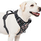 Timos No Pull Dog Harness,NO Need Go Over Dogs Head 3 Snap Buckles Reflective Oxford No Choke Harness with Front&Back 2 Metal Leash Clips Soft Padded for Small Medium Large Dogs,X-Large (Pack of 1)
