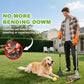 Heavy Duty Metal Pooper Scooper, Dog Pooper Scooper for Large Medium Dogs Long Handle Stainless Tray and Rake Set，Extremely Durable Metal Stainless Steel Dustpan for Indoor Outdoor Cleaning 。