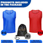 12/24/48PCS Pinnies Youth Team Pennies for Sports Kids and Scrimmage Vests for Soccer Basketball Jersey Practice