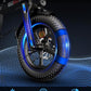 2 Seater Electric Bike for Adults,Mini Bike 500/750 Motor,28MPH,48V/15AH Removable Battery,25-30Miles 16" Fat Tire Commuter Ebike,Full Suspension Foldable Electric Bicycles for Adults Teens