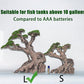 Novelsite Fish Tank Decorations - Large Bonsai Trees with Faux Moss- Aquarium Rocks Aquascaping- Made of Sandstone 17" x 8.6" x 5" Enhance Aquatic Landscape with Realistic Natural Look