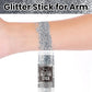 Brzeaf Silvery Body Glitter Stick, Waterproof & Long Lasting, Hair Eyeshadow Face Body Glitter, Singer Concert Music Halloween Rave Festival, Glitter Stick Makeup & Face Glitter Gel