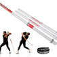 PowerNet Combo PVC/Click Stick Softball & Baseball Swing Trainer, Interchangeable Baseball Hitting Trainer, PVC Training Bat for Drills, Bat Speed Training Equipment