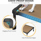 Veehoo Chew Proof Dog Cots - Large Dog Anti-Scratch Hammock Bed for Training, Off Ground, Cooling