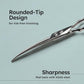 7" Curved Dog Grooming Scissors – Handcrafted, Ergonomic, VG10 Stainless Steel for Sharper, Tougher, Better Edge Retention, Lightweight Shears for Trimming Face and Paws.