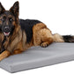 Cybarmour Indestructible Dog Bed - Outdoor Waterproof Chew Proof Dog Crate Pad - Orthopedic Kennel Mat for Aggressive Chewers - Extra Large Breeds & Fits 48-Inch Crate - 47"x29", Limestone