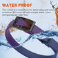 Dogline Biothane Waterproof Dog Collar Strong Coated Nylon Webbing with Black Hardware Odor- Proof for Easy Care Easy to Clean High Performance Fits Small Medium or Large Dogs, Violet Purple