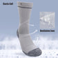 Athletic Socks Moisture Wicking Crew Socks for Men 3 Pairs Running Sport Cushioned Polyester Mid Calf Socks