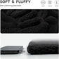 1 Pack 3 Calming Blankets Fluffy Premium Fleece Pet Blanket Soft Sherpa Throw for Dog Puppy Cat Black Large (41"x31")