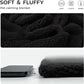 1 Pack 3 Calming Blankets Fluffy Premium Fleece Pet Blanket Soft Sherpa Throw for Dog Puppy Cat Black Small (23”x16'')