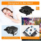 AquaMiracle 6/8/16W Quiet Fish Tank Air Pump 200/317/475GPH High Pressure Aquarium Air Pump Commercial Air Pump Pond Aerator Bubbler Hydroponics Air Pump