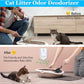 Cat Litter Deodorizer 99% Pets Poof Odor Eliminator Air Purifier Ozone Odor Removal Air Freshener for Home & Pets Litter Box Room Wardrobe Shoe Cabinet Toilet White