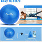 9 Inch Mini Exercise Ball for Pilates, Yoga, and Core Training, Small Exercise Ball with Pump, Guide for Physical Therapy, Balance, Stability, and Stretching, Ideal for Home land Office Fitness