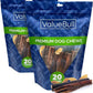 ValueBull Collagen Sticks for Dogs, Varied Shape & Size Chews, Natural Long-Lasting Dog Treats, 2 Pound - Supports Joints, Skin & Coat with Chondroitin & Glucosamine