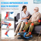 ANCHEER Under Desk Elliptical, Electric Leg Exerciser While Sitting for Seniors, Fully Assembled Motorized Ellipse Leg Exerciser Seated Elliptical Machine with 12 Adjustable Speeds