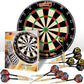 Vapor 180 Bristle Dartboard Staple Free Bullseye Steeltip Darts Extra Flights