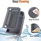 Cat Litter Box Step, Cat Litter Box Ramp Mat with Filter Function for Self-Cleaning Cat Litter Box, Easy to Clean, Cat Pedal Step Stool Ideal for Kitten & Elderly Cats (Dark Grey)