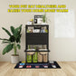 Elevated Dog Bowls, Height Adjustable Raised Dog Bowl Stand (4.5'' to 12''), Organizer Bowl Holder for Large Medium Dogs