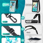 Hiearcool Waterproof Phone Pouch, Waterproof Phone Case, IPX8 Cellphone Dry Bag Compatible for iPhone 17 16 15 14 13 Pro Max Plus Cellphone Up to 8.3", Beach Essentials for Travel-Clear-4Pack
