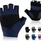 Cycling Gloves for Men Women, Half Finger Bike Gloves for Biking, Gym, Weight Lifting, Rowing, Riding, Outdoor Sports