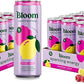 Bloom Nutrition Sparkling Energy Drink for Focus, Natural Caffeine, Zero Sugar, 180mg Caffeine, Antioxidant-Rich with Green Coffee Bean, Green Tea Extract, & Prebiotics, Raspberry Lemon 12oz 24 Pack