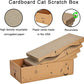Cat Scratcher Cardboard Pad Scratch Box,4pcs Scratching Board for Indoor Cats,Reversible Durable with Catnip
