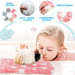 Yulejo 6 Pieces Guinea Pig Bed Mats with Cleaning Dustpan Brush Washable Plush Cage Lines Soft Fleece Sleeping Bedding Pads for Hamster Bunny Chinchilla Squirrel Small Animals (Cute Color, Star)