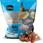 Sitka Farms Premium Smoked Beef Knee Caps - 12 Count - Natural Long Lasting Dog Treats - Low Fat High Protein Dog Bones