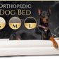 Luxury Boucle Fabric Orthopedic Dog Bed with Memory Foam | Breathable Comfort & Washable Dog Couch Bed with Waterproof Liner & Cover | Ideal Pet Beds for Small Dogs - Charcoal (29"x23"x6")