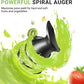 AMZCHEF Cold Press Juicer, Juicer Machines - 3.1" Large Feed Chute for Whole Fruits & Vegetables, Stainless Steel Slow Masticating Juicer Easy to Clean, Large Auger, Double Strainers, Silver