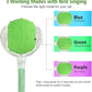 Interactive Cat Toys Ball for Indoor Cats, Automatic Agile Rolling Cat Ball with Elastic Mesh Tail, Bird Chirping & Motion Activated, 2 Tail Accessories, Kitten Toy for Bored (Green)