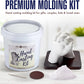 Hand Casting Kit for Couples, DIY Plaster Statue Molding Kit, Wooden Mahogany Base DIY Hand Mold Kit, Anniversary for Men, Women, Wedding Gift, Mother's Day Gifts for Wife, Valentine's Day Gift