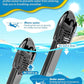 QingSong Kids Snorkel Mask Full Face, Snorkeling Set with Camera Mount, Foldable 180 Degree Panoramic View Snorkeling Gear Anti-Fog Anti-Leak