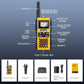 G1pro IP67 Waterproof Floating Walkie Talkies Long Range for Adults,Heavy Duty Two Way Radio with Double Watch,FM Radio,VOX,USB-C,SOS & NOAA Weather Alerts,Rechargeable Lithium Battery(4 Pack)