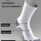 Elite Cushioned Compression Mid-crew Socks 4-Pack for Youth Women Men