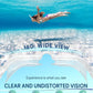 Swim Goggles, Polarized Adult Swimming Goggles Bungee Strap No Hair Pulling Anti-fog Pool Goggles for Men Women