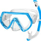 Snorkeling Gear for Kids, Kids Snorkel Set for Ages 3-14, Anti-Fog Diving Mask and Dry Top Snorkel Combo Set, Unisex Swimming Goggles